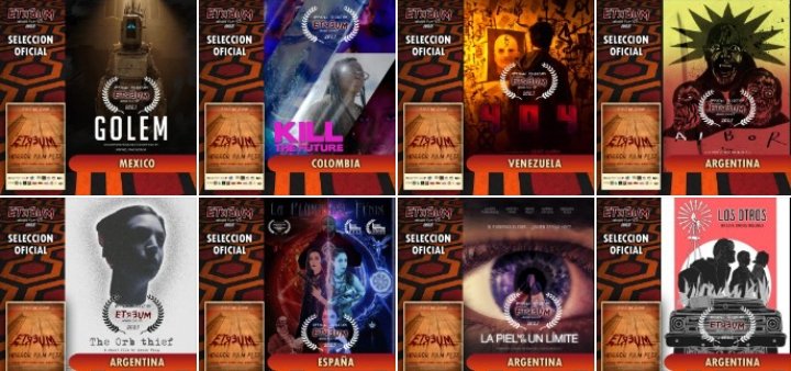 ETREUMFilmFest's tweet photo. Official selection of the Fantasy and science fiction category of the #ETREUMHorrorFilmFest 2023.

#Fantasy
#LaPlumaDelFenix 🇪🇸
#TheOrbThief  🇦🇷
#Albor 🇦🇷

#ScienceFiction 
#404  🇻🇪
#KillTheFuture  🇨🇴
#Golem 🇲🇽
#LosOtros  🇦🇷
#LaPielNoEsUnLimite  🇦🇷

#Horror  #Film  #FilmFestival https://t.co/KqcGuc7bf1