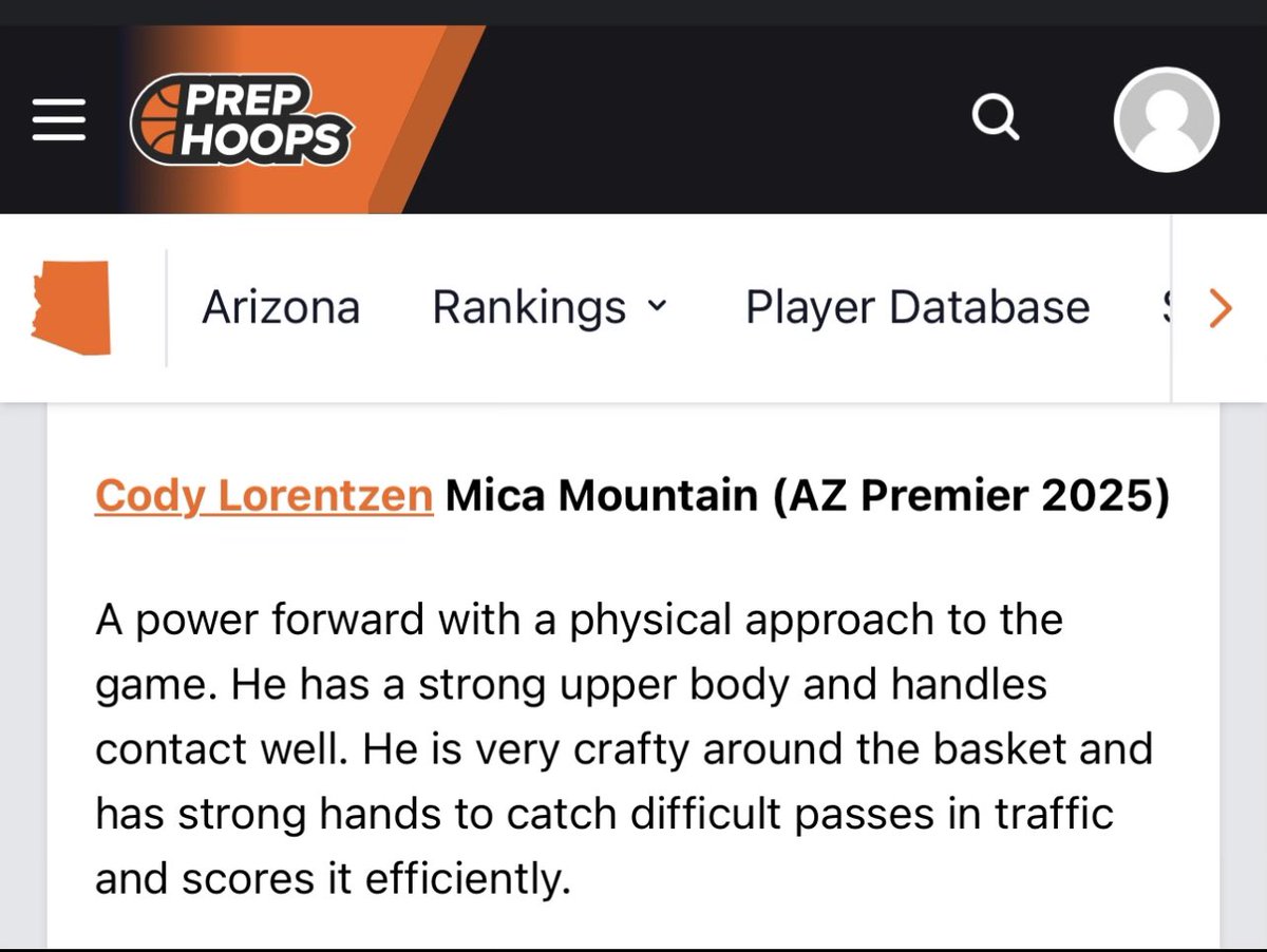Thank you <a href="/PrepHoops/">Prep Hoops 🏀</a> for the write up on <a href="/Cody3098654/">Cody Lorentzen</a> .
Your hard work is showing!