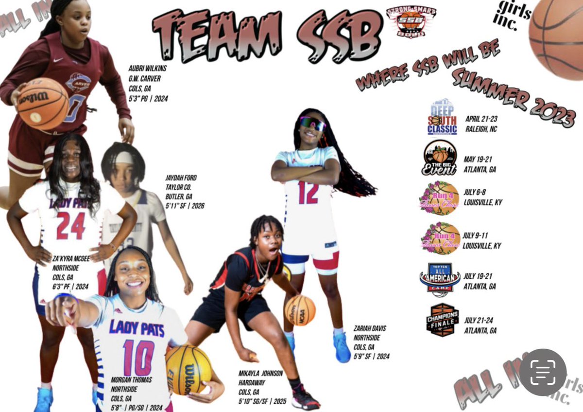 Where TEAM SSB will be in summer 23’‼️‼️💪🏽
Coaches… there is so much talent on this team‼️💯 you need to see for yourself.  
Next stop 🛑 ATL The Big Event‼️💯 May 19-21
<a href="/Jiggaman315John/">john johnson</a> @ZakyraMcgee33