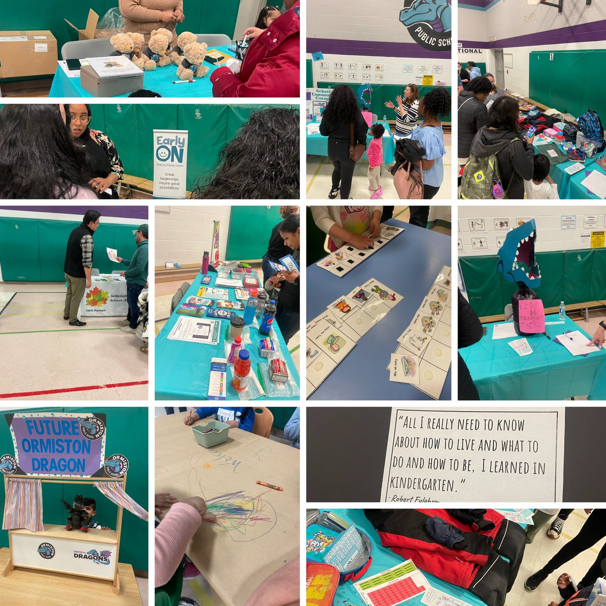 Great Beginnings Evening at Ormiston! Thank you to our educators who dedicated their night, our community partners, our SCC and our new incoming families! We cannot wait for your child to join our Dragon team!@DDSBSchools <a href="/DDSBEarlyYears/">DDSB Early Years</a>