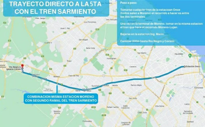 FestiRoteo's tweet photo. Dejamos por acá una guía para todos los que andan re manija pero no saben como ir.
La forma más rápida de llegar desde CABA es con el tren Sarmiento🚆. 
El Punto de encuentro es en Plaza Once📍.
Una vez en la estación ing.Marín podes escribirnos para que alguno de nosotros vaya + https://t.co/slb4ooYnf4