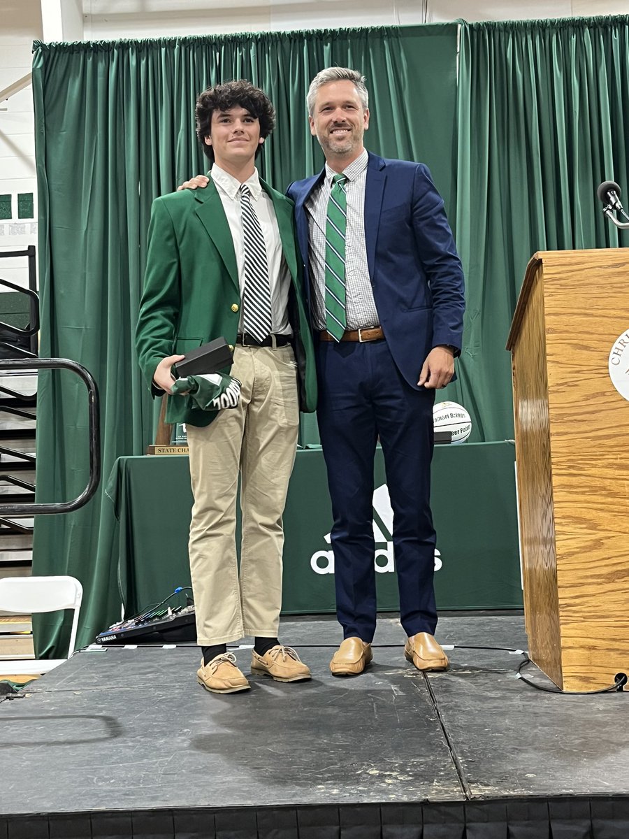 Aiden Schook ‘23 is the MVP for lacrosse. Cole Boyer ‘24 is the Most Improved Player.