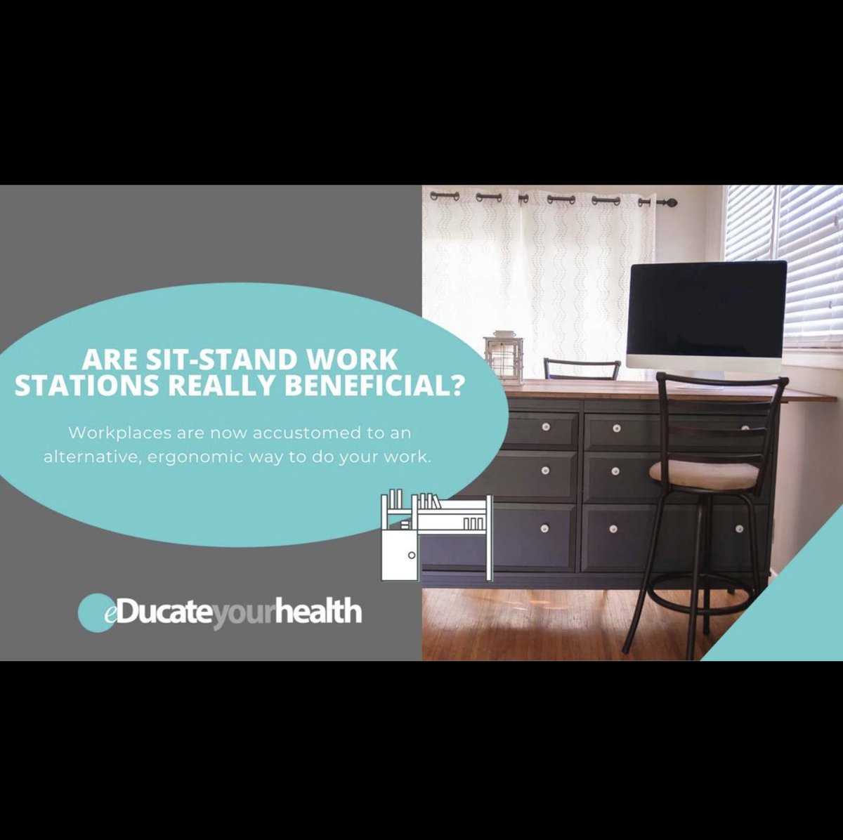 Want to learn more about the ergonomic way to do your work? Read our blog about "Are Sit-Stand Workstations Really Beneficial?"

educateyourhealth.com/sit-stand-work…

#educate #stayhealthy #staysafe #healthblogs