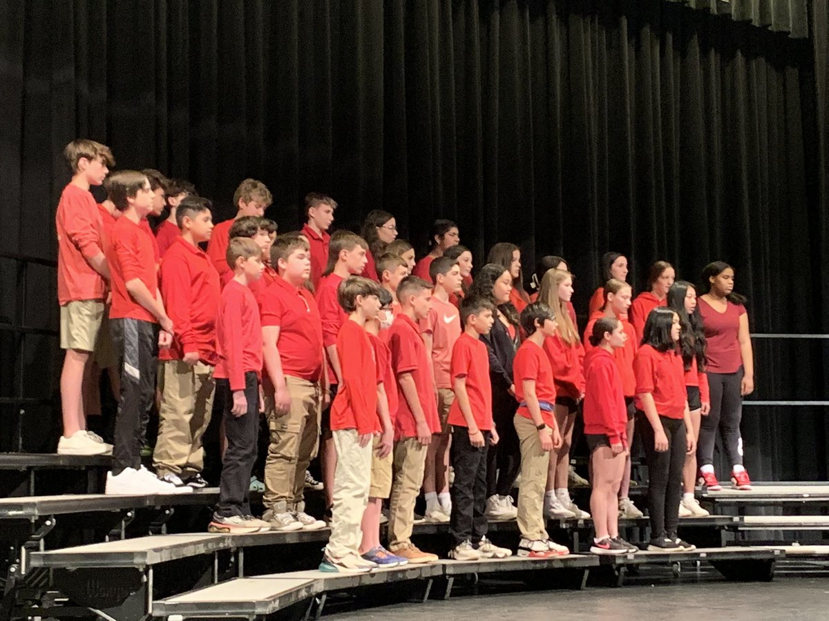 NAMiddle's tweet image. Great job Grades 6, 7, &amp;amp; 8 at tonight’s full year chorus concert!