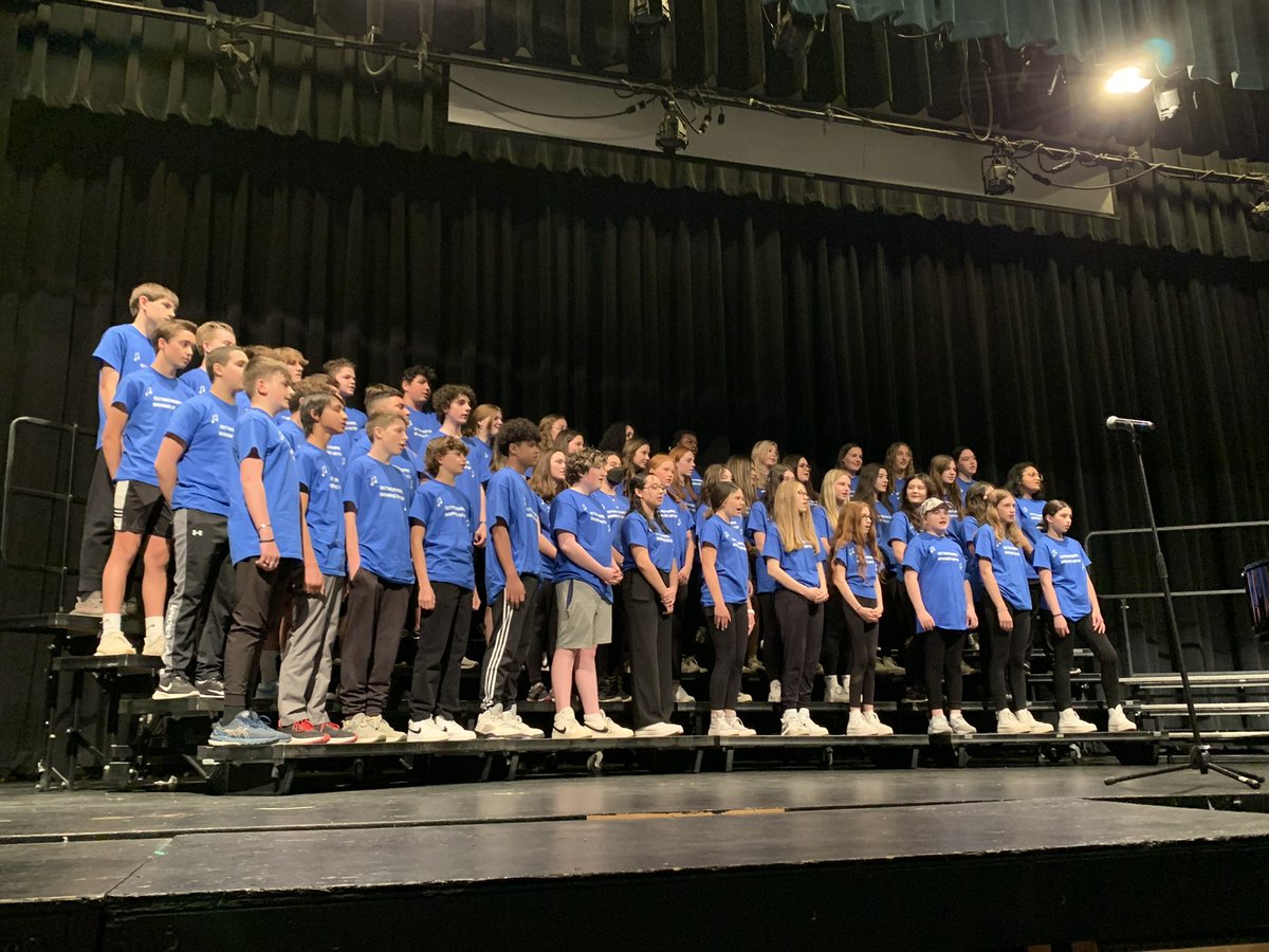 NAMiddle's tweet image. Great job Grades 6, 7, &amp;amp; 8 at tonight’s full year chorus concert!