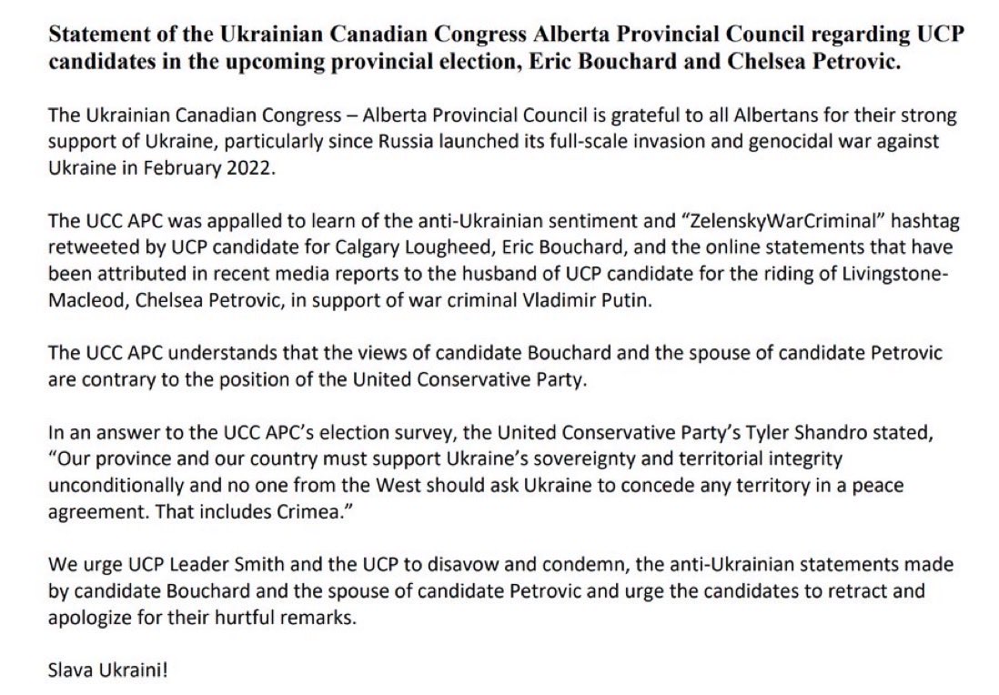 Hon. Thomas A. Lukaszuk tweet media