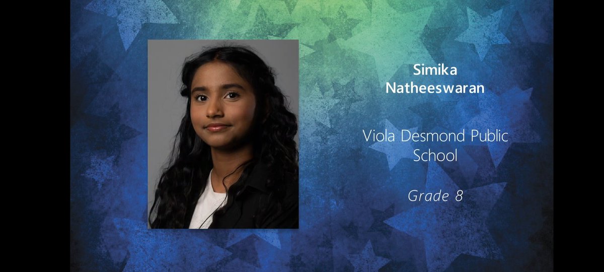 A huge congrats to all the recipients. We are so proud to celebrate our <a href="/DesmondHDSB/">Viola Desmond Public School</a> student of excellence, an incredible young woman who demonstrates excellence and leadership in everything she does!