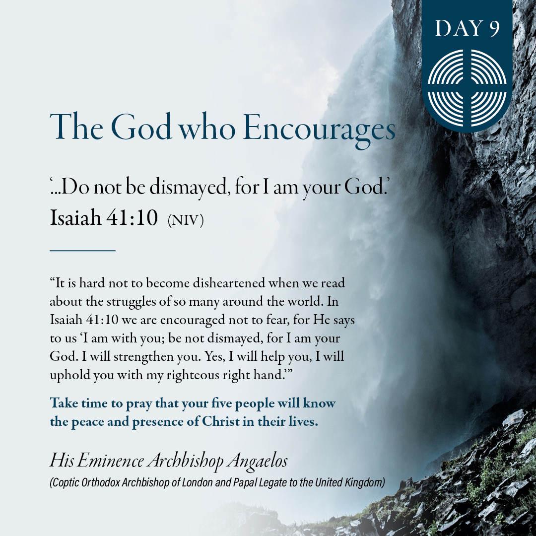 thykingdom_come's tweet photo. It’s Day 9 of  #ThyKingdomCome 🙏 -  today’s reflection is all about the God who is ​​an ever-present help in trouble.

Take time to pray that your 5 people will know the peace and presence of Christ in their lives. https://t.co/AwxW4aBBUh