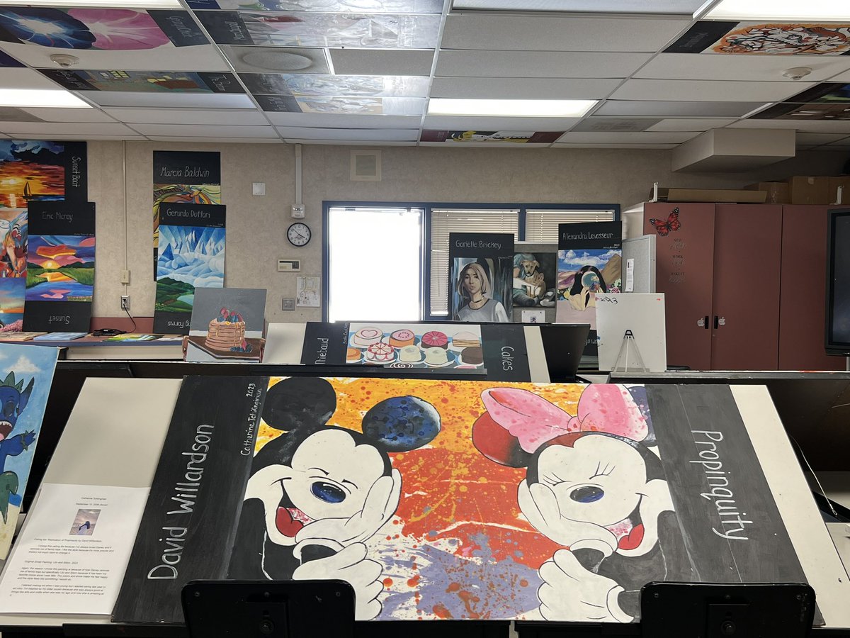 Art Showcase today! I am so proud of our students!