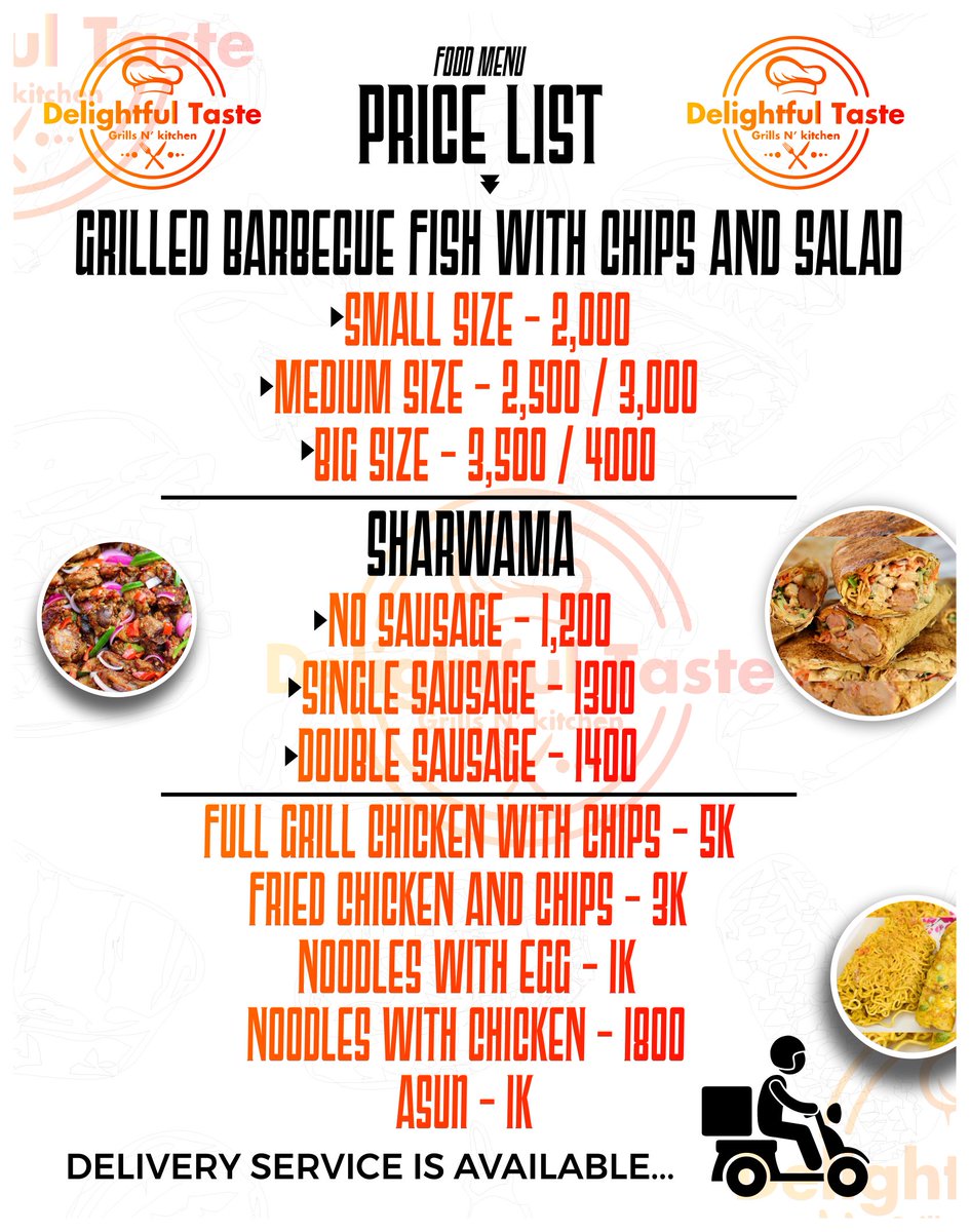 delight_grills's tweet photo. @InsideOsogbo Delightful taste grills n kitchen 

We're always available to serve you better 
09034505803 https://t.co/ByAKhYHmYi