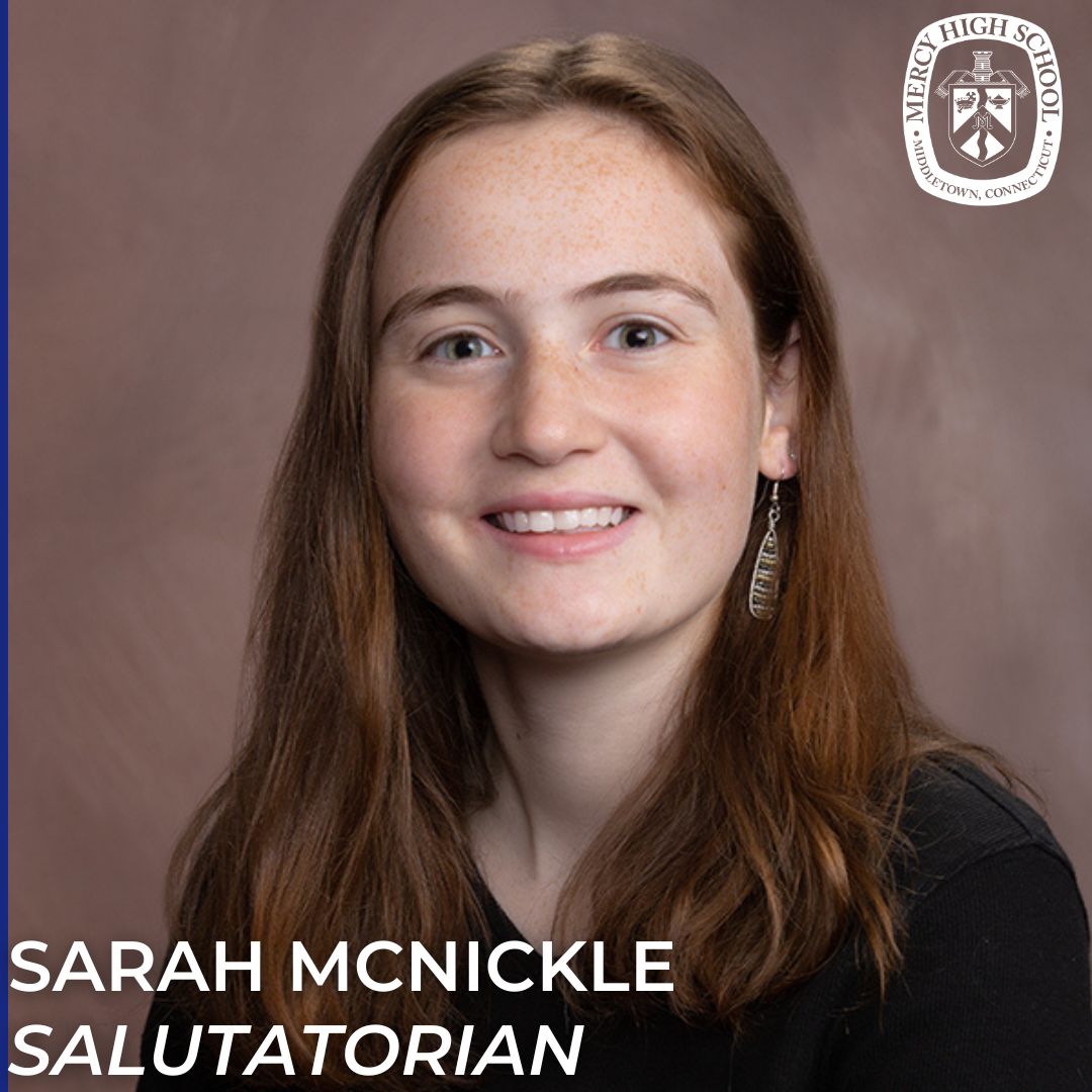 MercyMiddletown's tweet photo. President Alissa K. DeJonge is proud to announce the valedictorian and salutatorian of the Class of 2023. Valedictorian Michaela Miano of Portland will attend Syracuse University. Salutatorian Sarah McNickle, also of Portland, will attend Boston College. 

 #mercymiddletown https://t.co/vqTghUBiwf