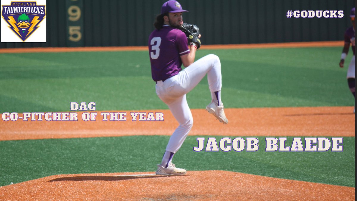 Richland Thunderducks Baseball (@ducksbsb) on Twitter photo Congratulations to <a href="/BlaedeJacob03/">Jacob Blaede</a> on being named Co-Pitcher of the Year!
J. Blaede will be a big time pick up for a 4-year program! Congratulations to <a href="/BlaedeJacob03/">Jacob Blaede</a> on being named Co-Pitcher of the Year!
J. Blaede will be a big time pick up for a 4-year program!