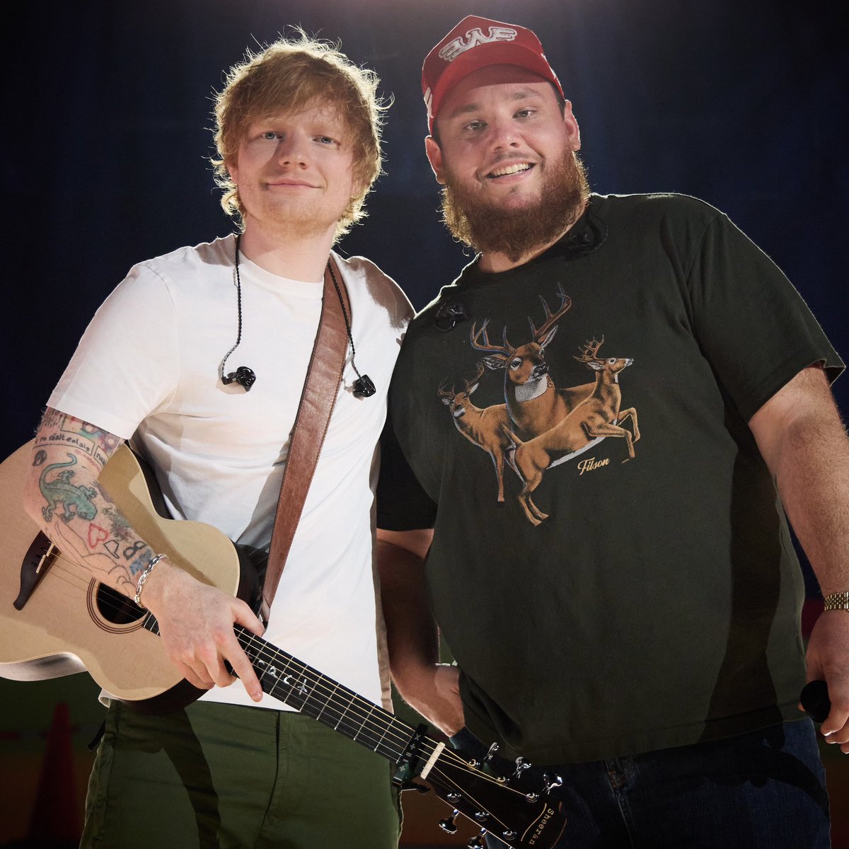 lukecombs's tweet photo. Always been a big fan of @edsheeran, so I was super pumped when he asked me to be on his new song “Life Goes On.” If you haven’t heard it yet, check it out! https://t.co/3JJkuPbkdv
