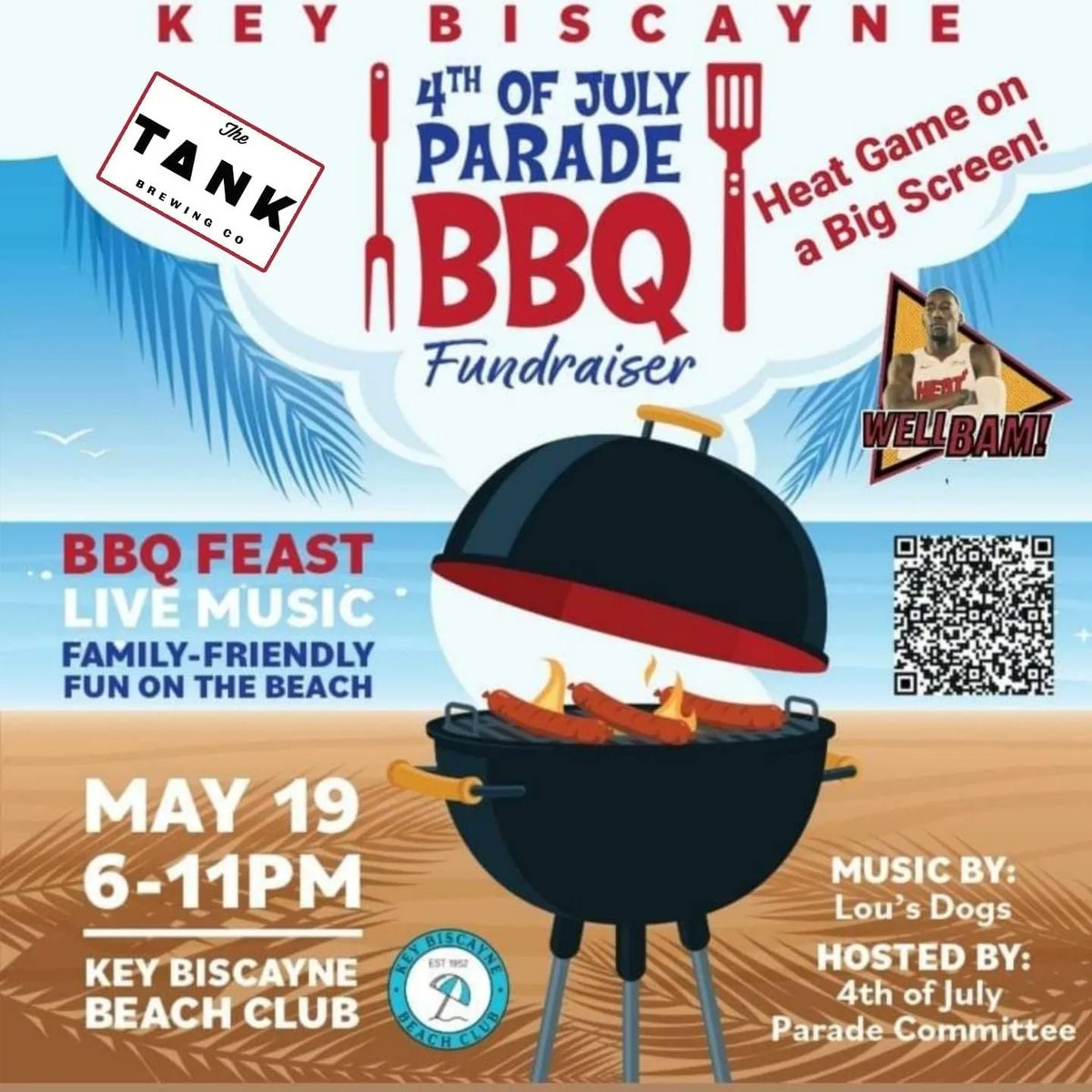 Join us Friday night for the 4th of July Parade Fundraiser BBQ! Great food, drinks, music and a beachside Miami Heat Viewing Party!🇺🇸 🍻

Tix $50/adults, 20/kids under 12: eventbrite.com/e/4th-of-july-…

Coming together to support the 4th of July Parade is one of KB's oldest traditions.