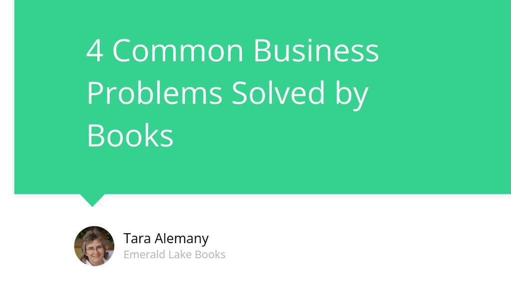 Let’s take a closer look at each of the Top 4 business problems to see how a book can resolve those issues.

Read more 👉 lttr.ai/60e4

#CommonBusinessProblems #FunGeneratingLeads