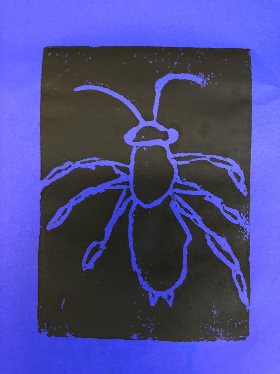 Helping students get creative while investigating invertebrates in their school grounds. I love these scratch foam prints from Year 3 &amp; 4 students from a school Greenacre <a href="/GeorgesRiverEEC/">Georges River EEC</a> <a href="/EZECNSW/">EZEC NSW</a>