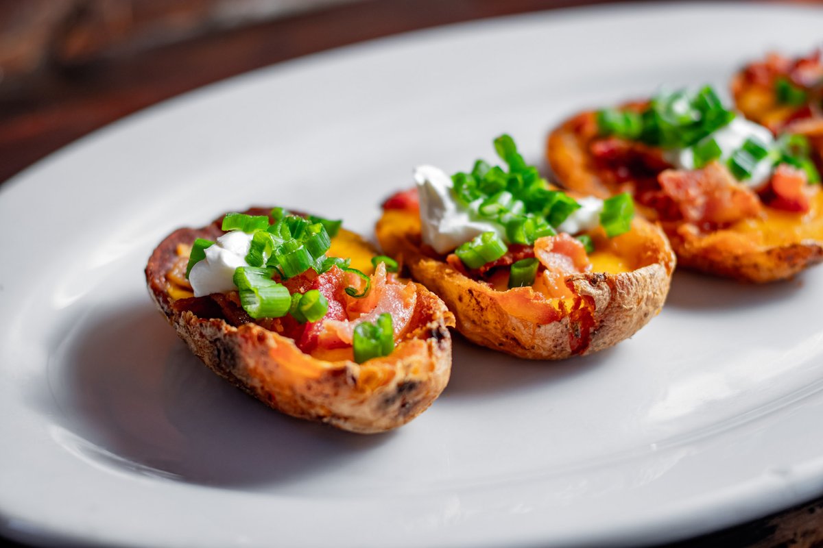 Our Potato Skins, symbolic of love when words are inadequate :)