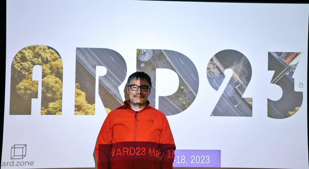 GeoSkeptic's tweet photo. Wrapping up #ARD23. Big thanks to @iazuleta for driving this effort, @awscloud for the venue, the program team for putting together an engaging week and sponsors @alynix_team and @Arlula_Space https://t.co/pQbYH1S4fl