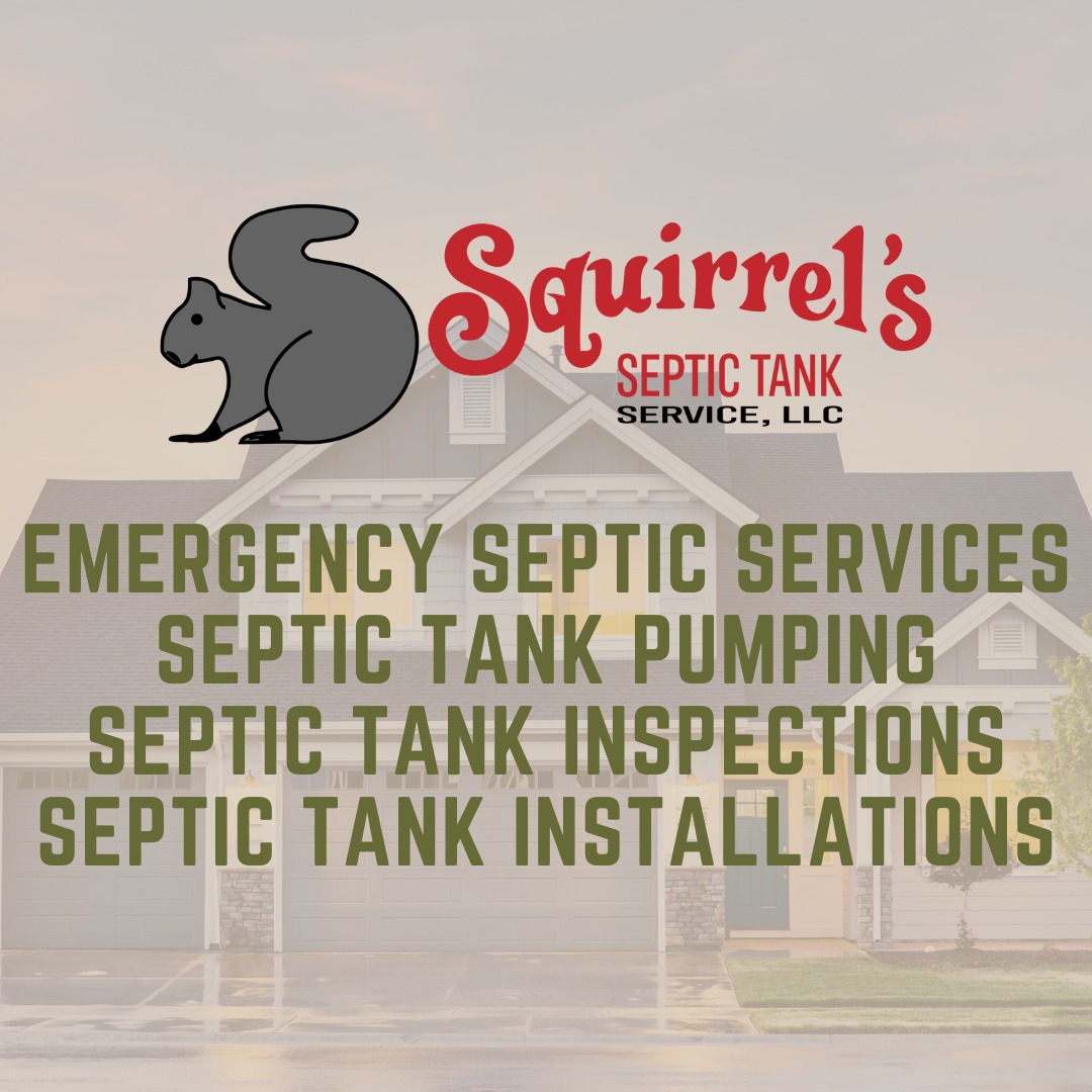 Septic tank issues can cause a lot of headache. From emergency septic services to inspections, we would love to assist you! Fill out our short form at squirrelsseptic.com so that we can help you!

#Alabama #InvernessAL #GreystoneAL #ChelseaAL #MoodyAL #ShelbyCountyAL