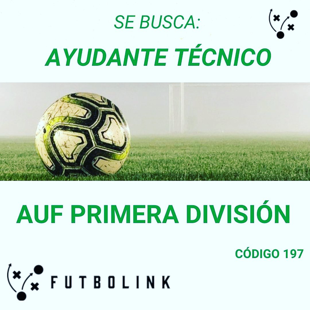 ⚠️Nueva Oferta⚠️

👔⚽️ Entrenador
🏆 AUF | 1era División 

👨🏻‍💻👩🏻‍💻 Link:

futbolink.com.uy/jobs/ayudante-…