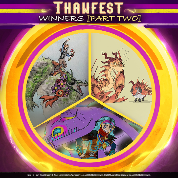 SchoolOfDragons's tweet photo. Congrats to the rest of our winners! Thank you all for the amazing submissions! #Thawfest2023 #SchoolofDragons https://t.co/sNVtLg7ebr