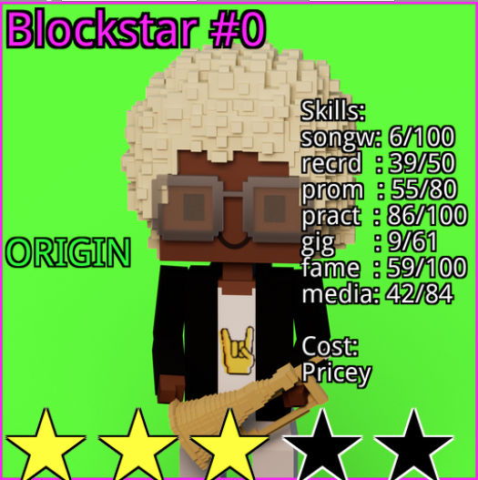 Snagged Blockstar #0. I named her Eve.

@blockstarsgame 
#blockstarsgame