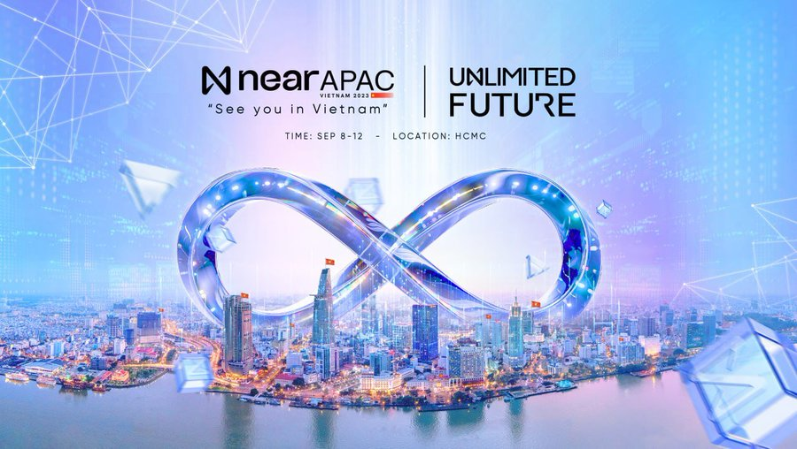 NearVietnamHub's tweet photo. #NEAR APAC - BRINGING UNLIMITED FUTURE ONTO THE BLOCKCHAIN
Get ready for Near APAC - the largest event of the @NEARProtocol Ecosystem in the Asia Pacific region happening in #Vietnam 🇻🇳 from September 8-12, 2023.

Let's dive in 🧵👇 https://t.co/nHSy93N42r