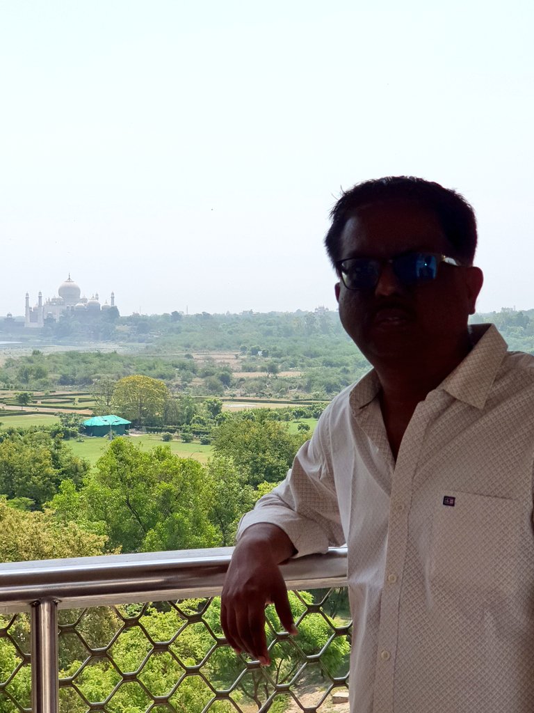 #TajMahal from #AgraFort 

#AgraDiaries