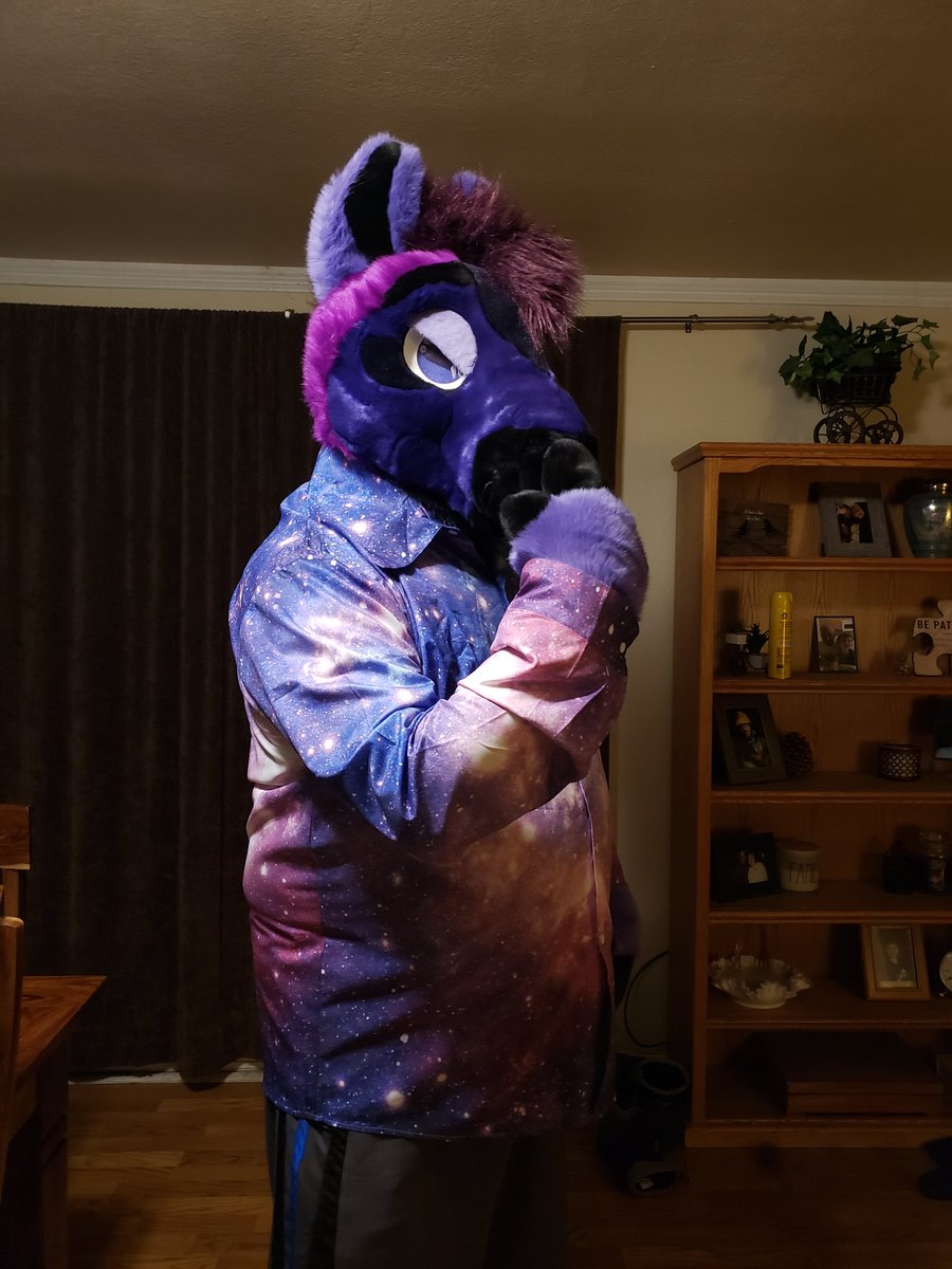 I got a Nebula shirt that fits my fursuit.