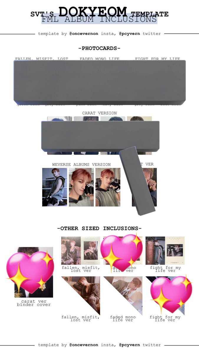 cheolliesells's tweet photo. WTT #SEVENTEEN #FML Albums
Have: #WOOZI #WONWOO #JEONGHAN #MINGYU
Want: DK/SCOUPS Equivalents pictured below that are not marked

pls help rt!
@kpopthriftshop @svttrading @svttradingusa @carattrade @kpopctrades @photocard_kpop @kpoptradeusa https://t.co/ubQsiRkCSy