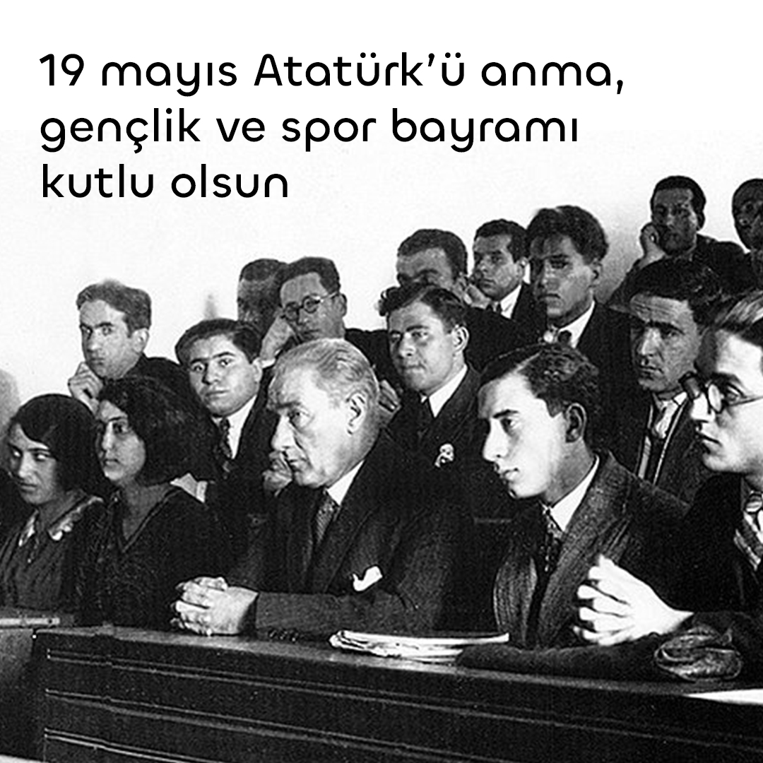 Bize ileri görüşlü olmayı ve genç düşünmeyi öğreten Mustafa Kemal Atatürk’ü andığımız 19 Mayıs Atatürk’ü Anma, Gençlik ve Spor Bayramı kutlu olsun.