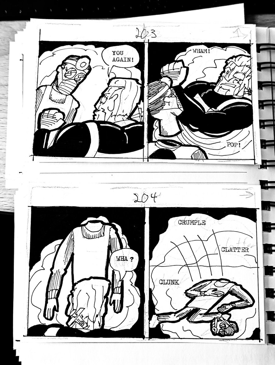 sweeneezy's tweet photo. Rubber Spyglass 203/204
#comic #comicart #comicartist #inking #ink #serialcomic #webcomic #webcomics #webcomicupdate #artcomics #indiecomics #indiecomicart #indiemanga #manga #zineart
#typewriter #typewriting #typewriterart https://t.co/ZLmNQQg85L