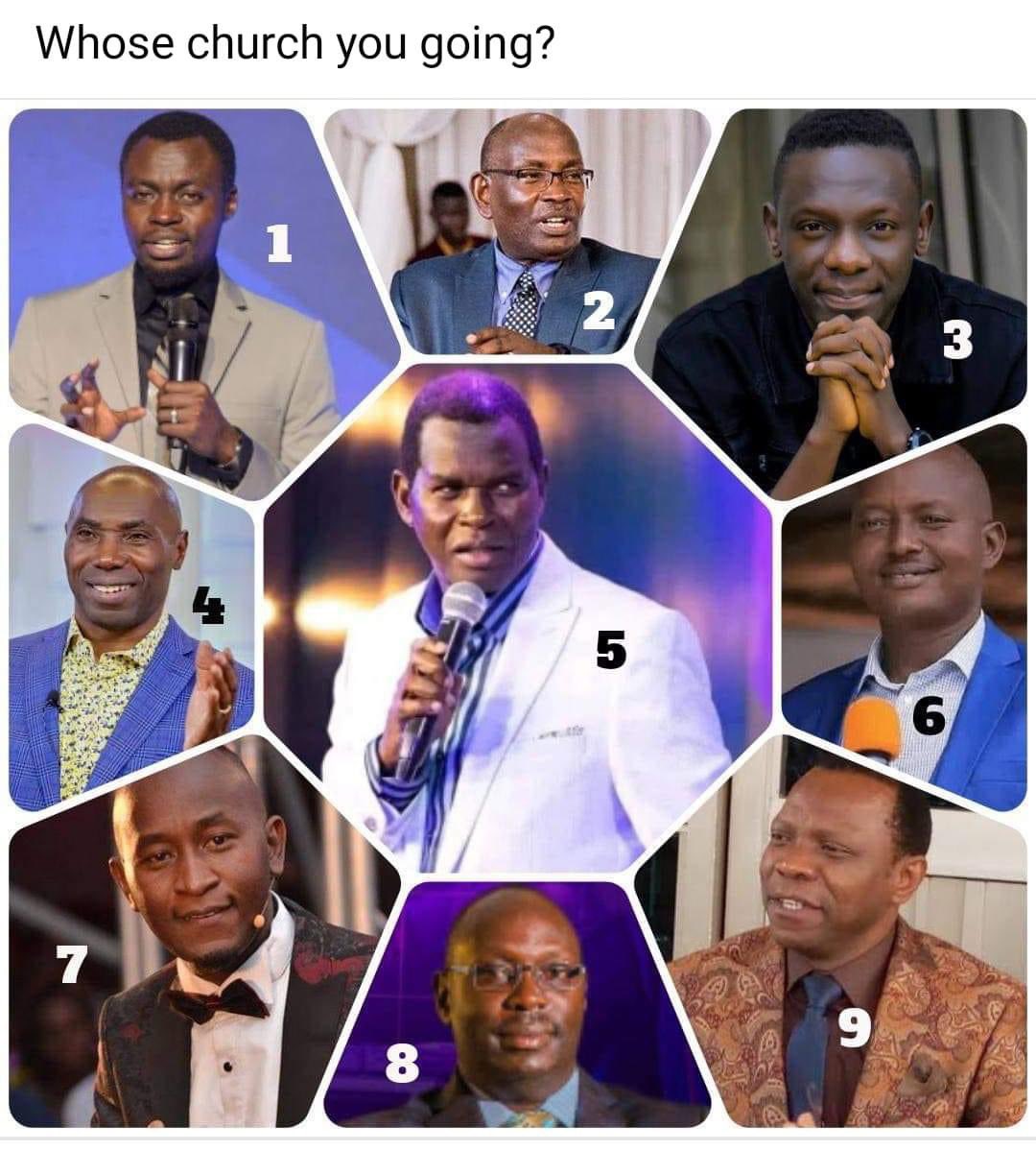 KakwenzaRukira's tweet photo. Some of the Kampala bunch of conmen who masquerade as men of god preaching the doctrine of miracles. They’ll squeeze poor people while they’re penchants for opulence parasiting off the oppressed. They’re also @KagutaMuseveni bumlickers. https://t.co/Sq7APBK0fa