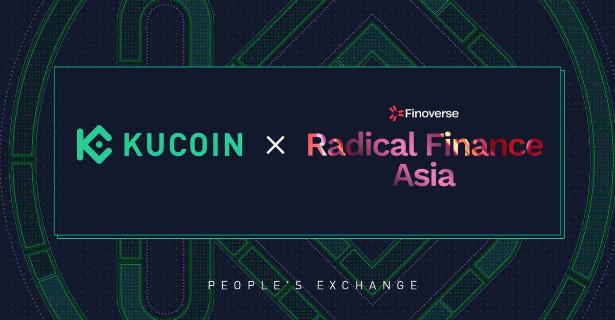 KuCoinLATAM's tweet photo. Profesionales de las finanzas, ¡marquen sus calendarios! Estamos encantados de anunciar que nos uniremos a #RadFiAsia, que tendrá lugar el 29 de mayo en Freespace, West Kowloon, Hong Kong. https://t.co/dbl2RbUGKs