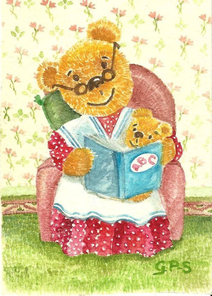 GillieChilds's tweet image. Happy Friday fellow Tweeters!
Its Magic Fairy day, here at Teddy Towers, so I’ll catch up when I’ve slid down the other side of the rainbow.
#Friday #playday #Magicfairy #grandmashouse