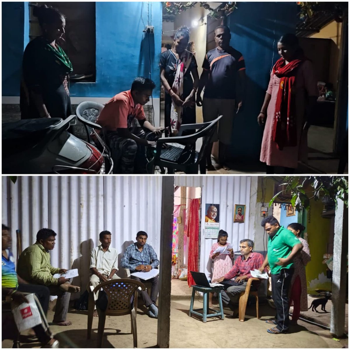 PMJAY card evening sesson at parnera pardi and hariya