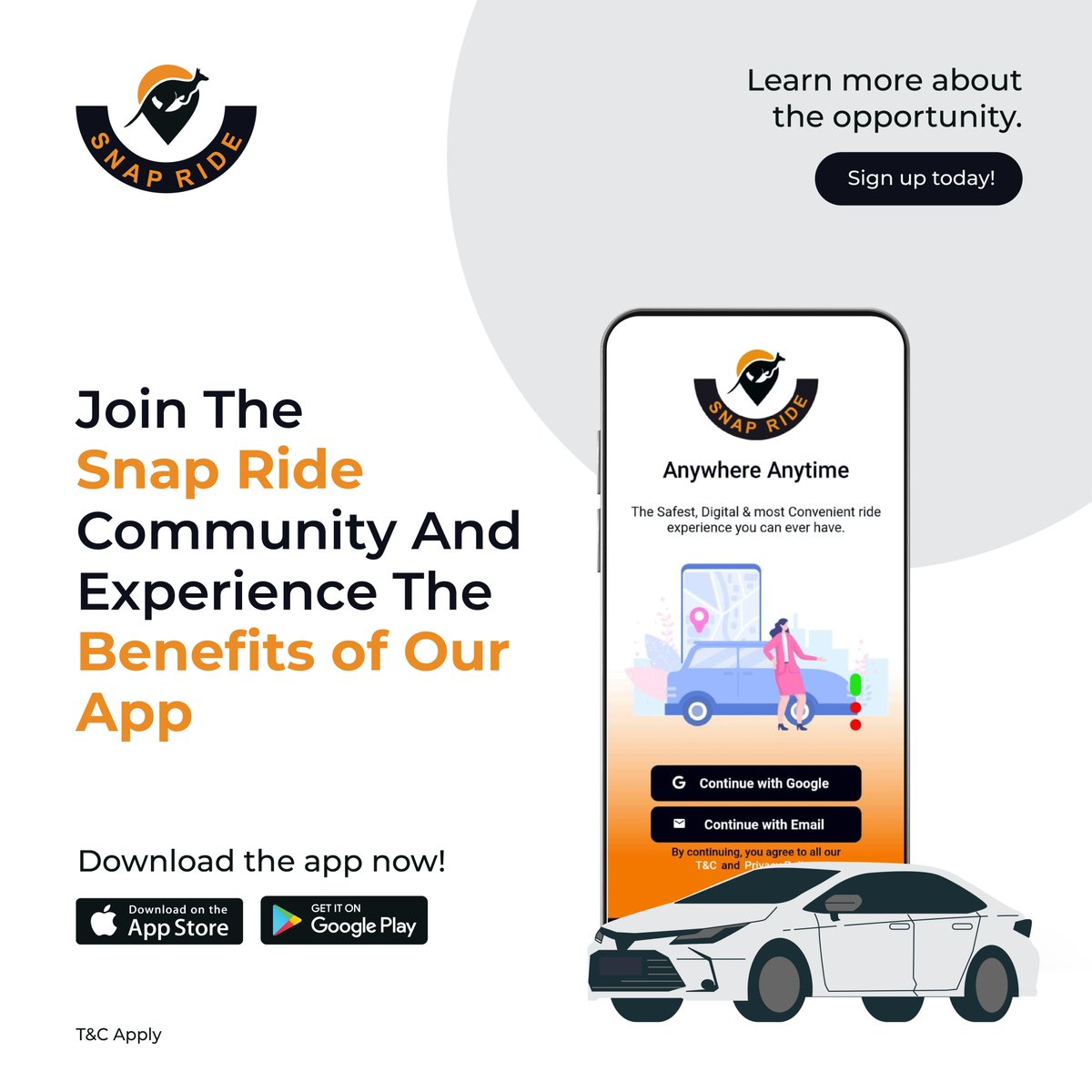 snaprideaus's tweet photo. Join the #SnapRide community in #Australia! ๐๐ข
Download now and start enjoying hassle-free journeys with Snap Ride! ๐ฒโจ
๐ผ๐ฃ๐๐ง๐ค๐๐ - https://t.co/MmRM21p46p
๐๐๐ - https://t.co/bkBr9MBiH5
#Ridesharing #ReferAndEarn #FreeRides #Discounts #RideWithSnapRide #EarnRewards https://t.co/CMhOT3ecd2