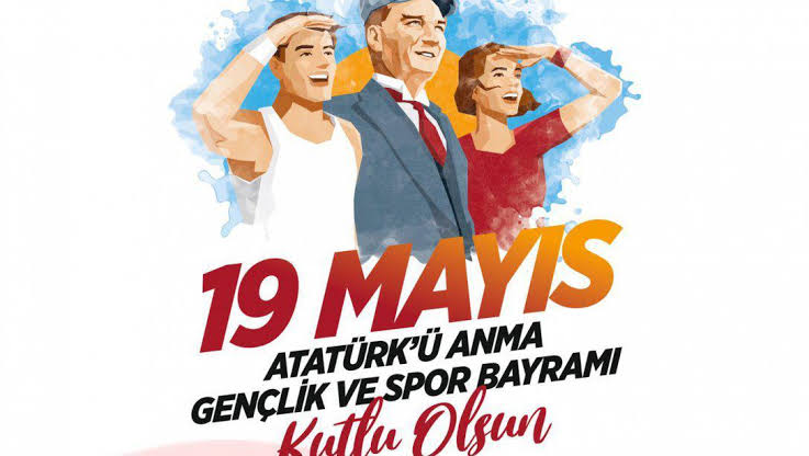 #19MayısGenclikveSporBayramı Başta Ulu Öderimiz Gazi Mustafa Kemal olmak üzere tüm silah arkadaşlarıni saygı ve minnetle anıyorum. Her daim gençliğin önemini vurgulayip bu günü gençlere birakmayida ihmal etmedi gençlik bayramımız kutlu olsun 🇹🇷