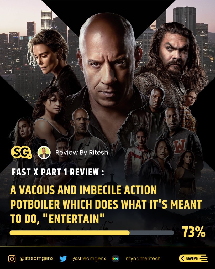 riteshm657's tweet image. #FastX #FastXReview

#FastAndFurious