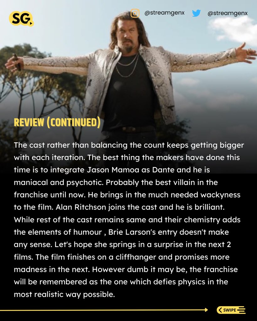 riteshm657's tweet image. #FastX #FastXReview

#FastAndFurious