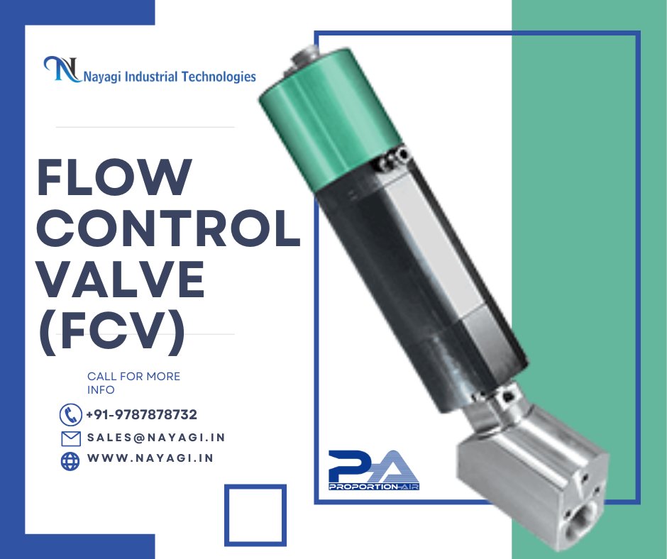 NayagiIndustry's tweet photo. The job of a flow control valve (FCV) is to adjust the flow of air, gases and liquids. The Proportion-Air FCV flow control valve goes beyond that – by pneumatically controlling the position of a needle valve off the seat.
#flowcontrolvalve #FCV #proportionair #pressuretransducer https://t.co/u63lF4rhsR
