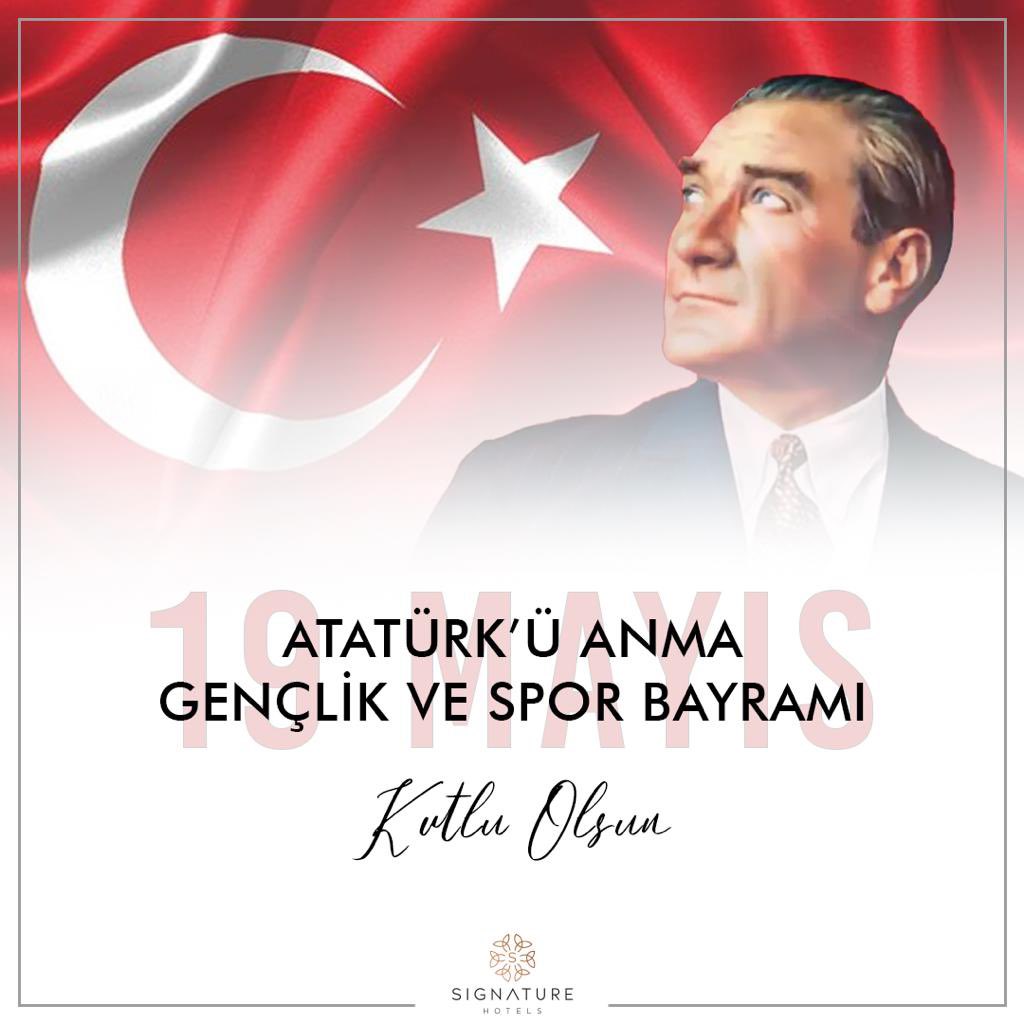 19 Mayıs Atatürk'ü Anma Gençlik ve Spor Bayramı kutlu olsun! 🇹🇷