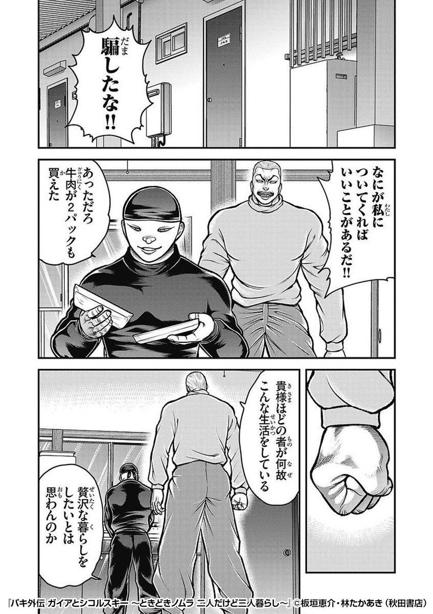 バキ外伝 ガイアとシコルスキー ～ときどきノムラ 二人だけど三人