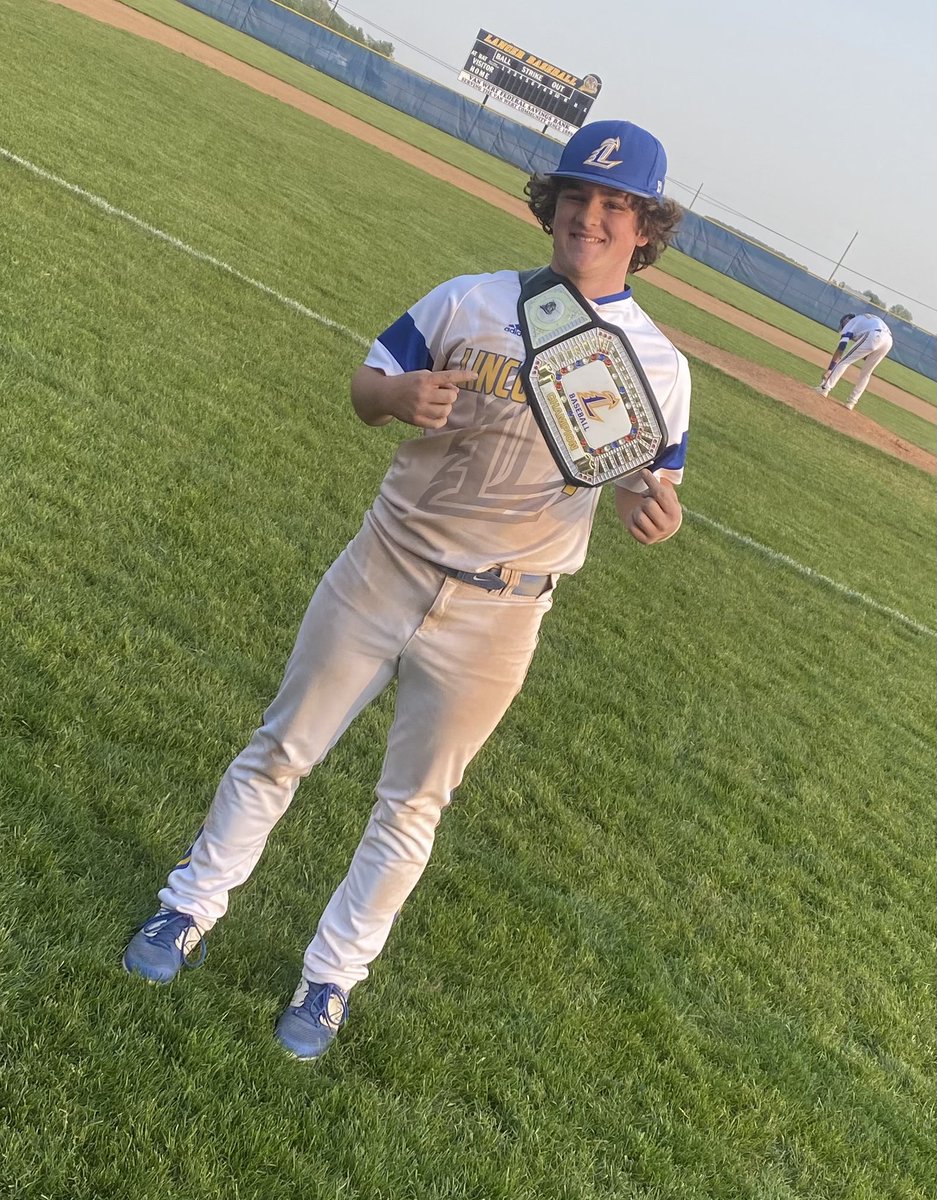 Lancer_BASE's tweet photo. POTG goes to Sr Trey Evans who scored the winning run of the game tonight in a pinch run role! #NobodyIsBiggerThanTheProgram #AttaBoyTrey https://t.co/9uvKqdsdcW