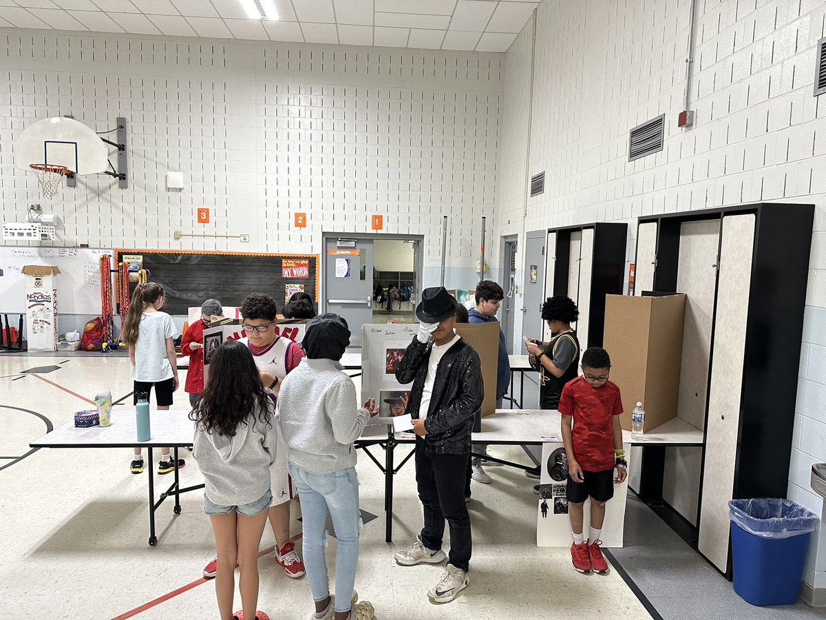 Shared by @Avery_Tigers: Our 5th graders had their wax museum and did an amazing job!  We are very proud of all your hard work!  #GreatDay2BaTiger #WaxMuseum #Research #PublicSpeaking