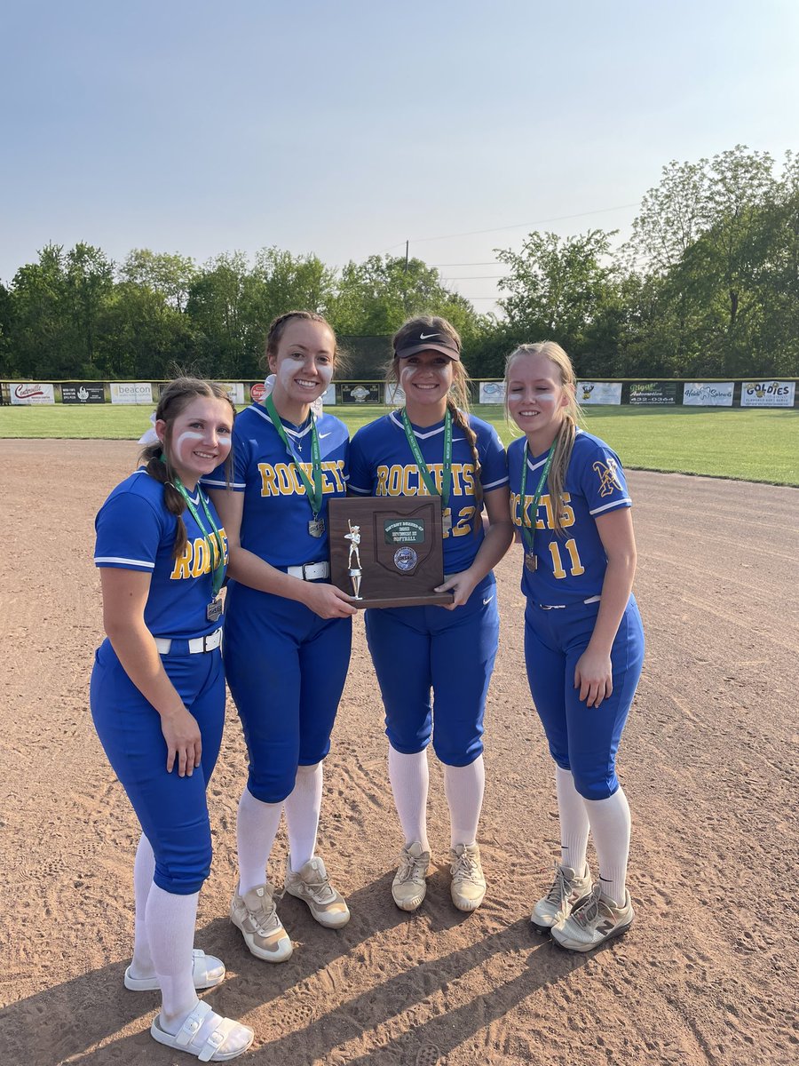 Though it wasn’t the result we wanted today these girls should be so proud of themselves a 20 wins,conference champs and back to back appearances in the district finals. These four seniors set the bar for this program and we couldn’t be more proud of them!!