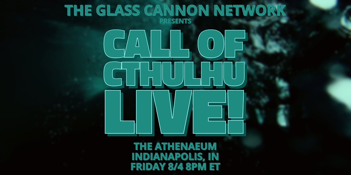 glasscannonpod's tweet photo. Things are getting INSANE during Gen Con weekend! Tickets on sale tomorrow at 10AM! https://t.co/Z6GAaYW6Zd