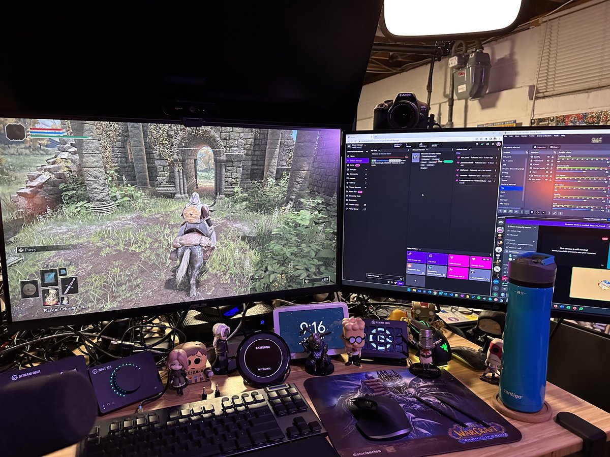SteveCapacity's tweet photo. We’re live!  https://t.co/E7ZIU6iI0u #eldenring #soulsborne #fromsoft #twitch #smallstreamer https://t.co/uNj9jIhjSQ