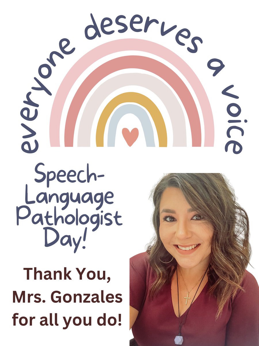 EsHeight's tweet photo. The Heights celebrates you today for all your hard work! 💬 🦅 #speechlanguagepathologistday @YsletaISD @YISD_SPED https://t.co/3hCNF4n5e4