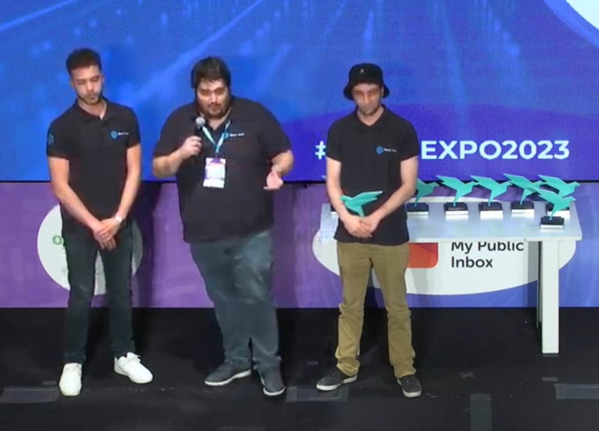💪Hoy he vuelto a ser el hombre más feliz del mundo. Nuestros socios <a href="/StaminaBlock/">Stamina Block</a> han ganado en <a href="/OpenExpoEurope/">OpenExpo Europe</a>  🥳con 
<a href="/Block_Auth/">Block Auth</a> y las buenas noticias no paran de llegar.  

🚀💪Grandes!!! 

 🙌Gracias Dios! 

Ahora si me siento un elegido💎! 

#nfts #nft #nftart #blockchain